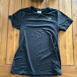 Gymshark black athletic shirt short sleeved